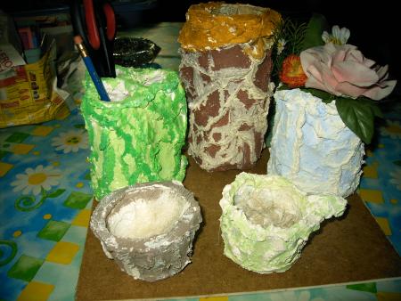 vases porte crayons